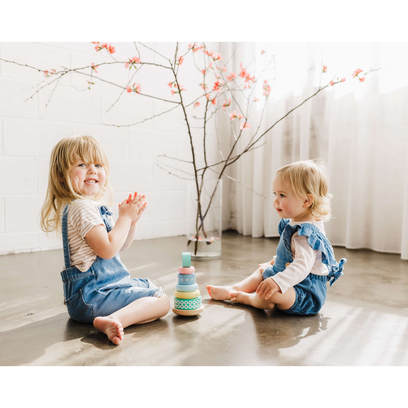 泡泡木製疊疊圈