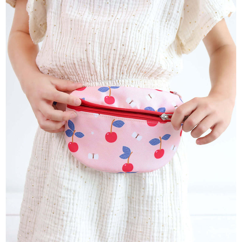 A Little Lovely Company Bum Bag - Cherries