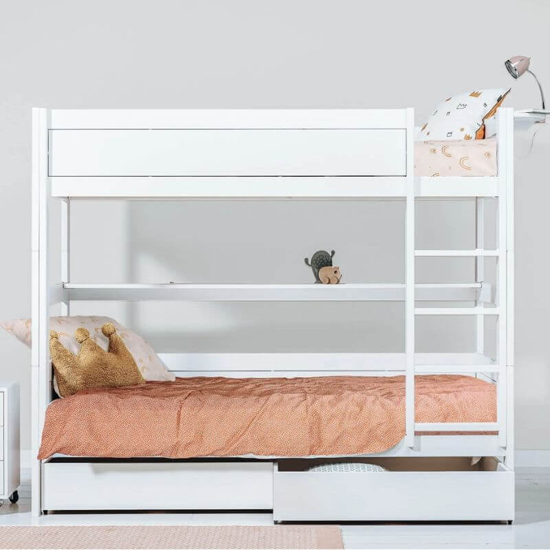 LIFETIME Kidsrooms Bunk Bed with Straight Ladder 90x200cm