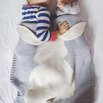 Apero Bunny Blanket (Light Grey)
