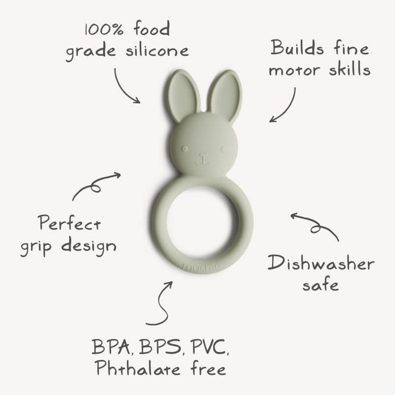 Mushie Bunny Teether