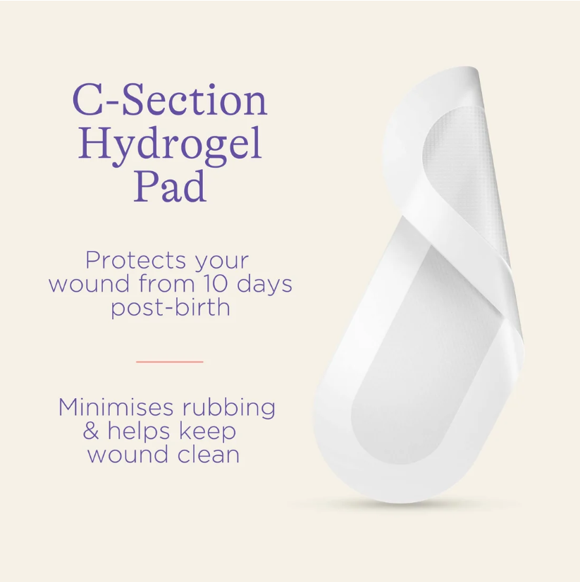 C-Section Hydrogel Pads - Soothing Relief & Protection
