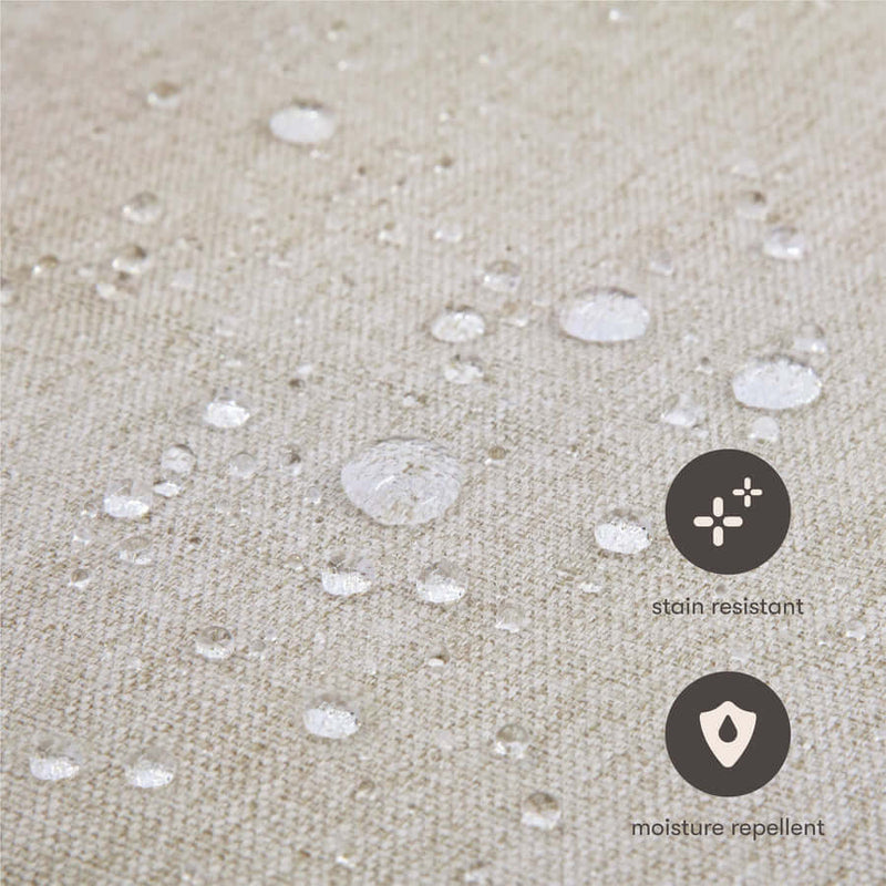 Babyletto Cali 靠墊椅和半滑翔椅 - Performance Beach 環保編織布料，淺色木質底座