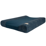 Nobodinoz Calma Changing Mat Cover - Gold Bubble / Night Blue