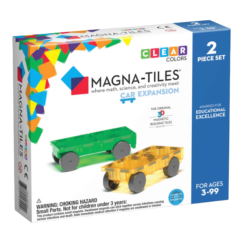 Magna-Tiles 汽車擴充套裝（2 件裝）