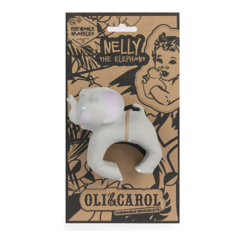 Oli&Carol Chewable Bracelet - Nelly the Elephant