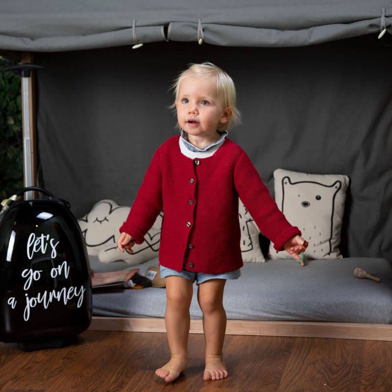 兒童房床架 70x140公分 - 自然色