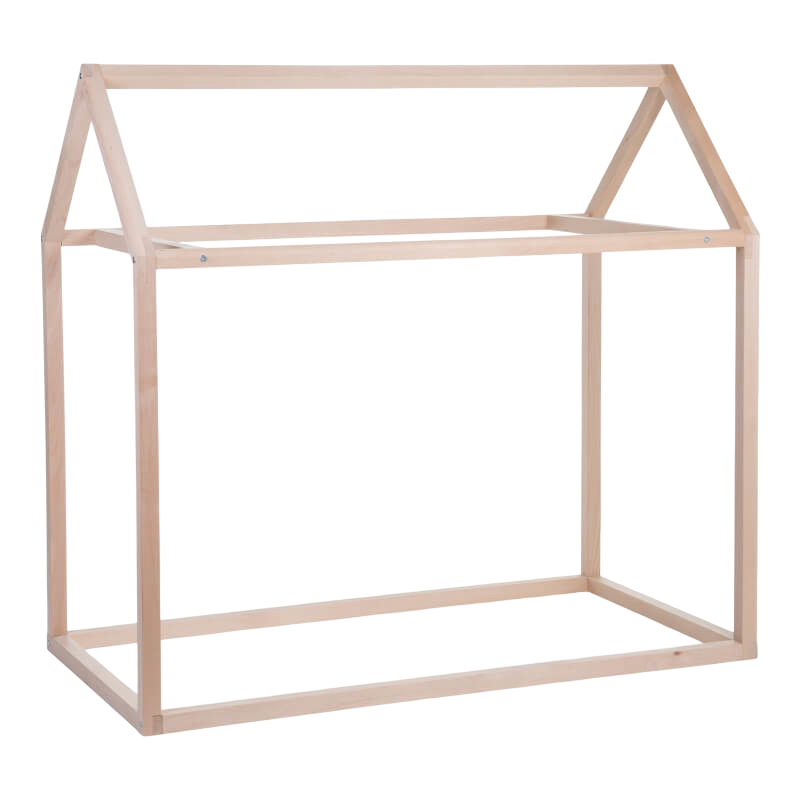 兒童房床架 70x140公分 - 自然色