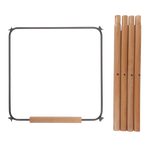 Childhome Evolu Extra Set Long Legs + Footrest - Wood