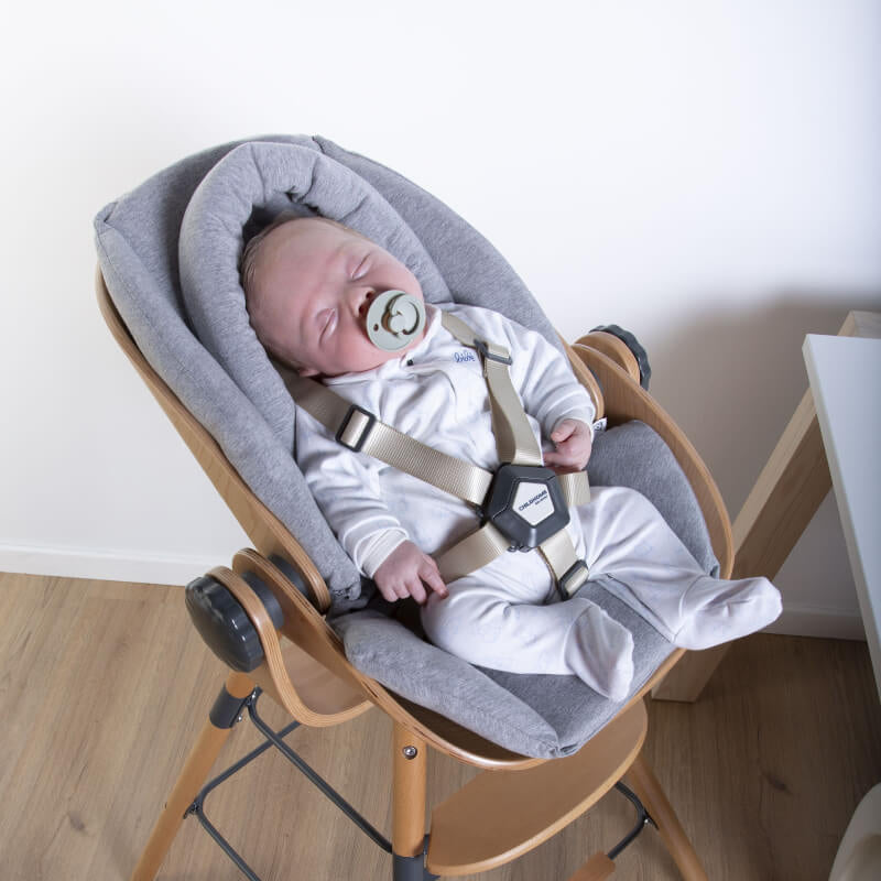 Childhome Evolu 新生兒座椅墊 - 針織布料，灰色