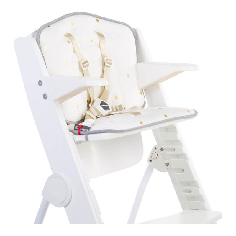 Childhome Lambda 3 Seat Cushion - Jersey, Gold Dots