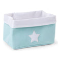 Childhome Storage Basket - Canvas, Mint White