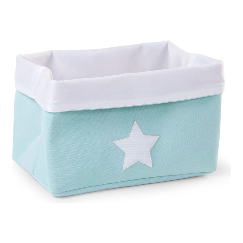 Childhome Storage Basket - Canvas, Mint White