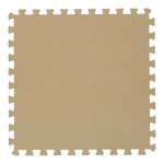 Toddlekind Classic Foam Play Mats 131x131cm - Sandstone
