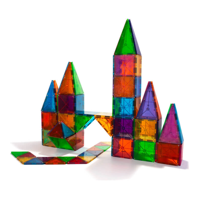 Magna-Tiles Clear Colors 100-Piece Set