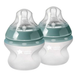 湯美天地 (Tommee Tippee) 親近自然系列柔軟觸感矽膠奶瓶 150ml (2裝)