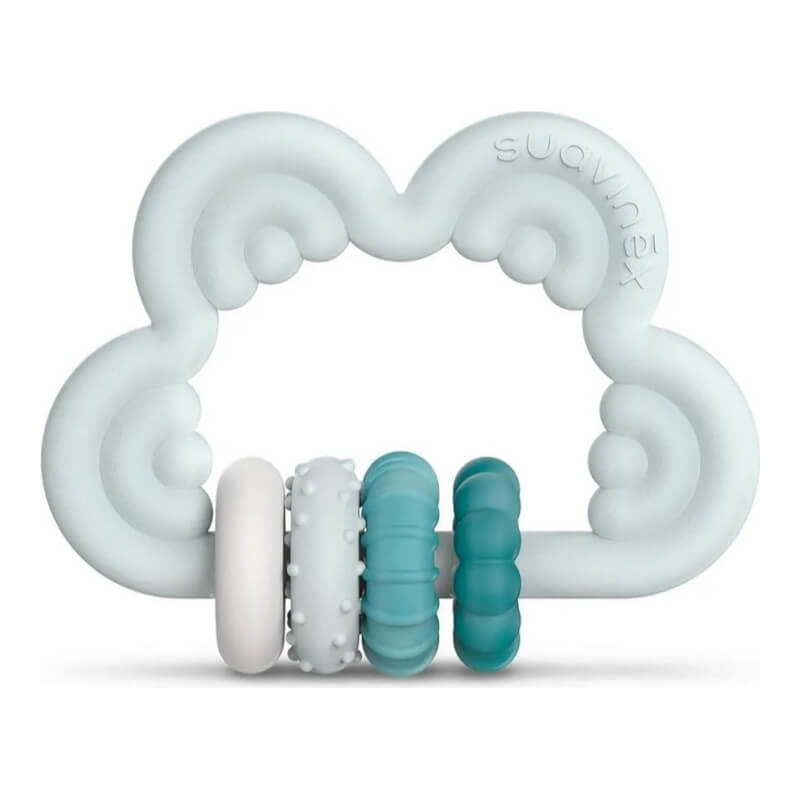 Suavinex Cloud Silicone Educational Teething Ring