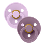 BIBS Colour Symmetrical Latex Pacifier 2 Pack - Size 1