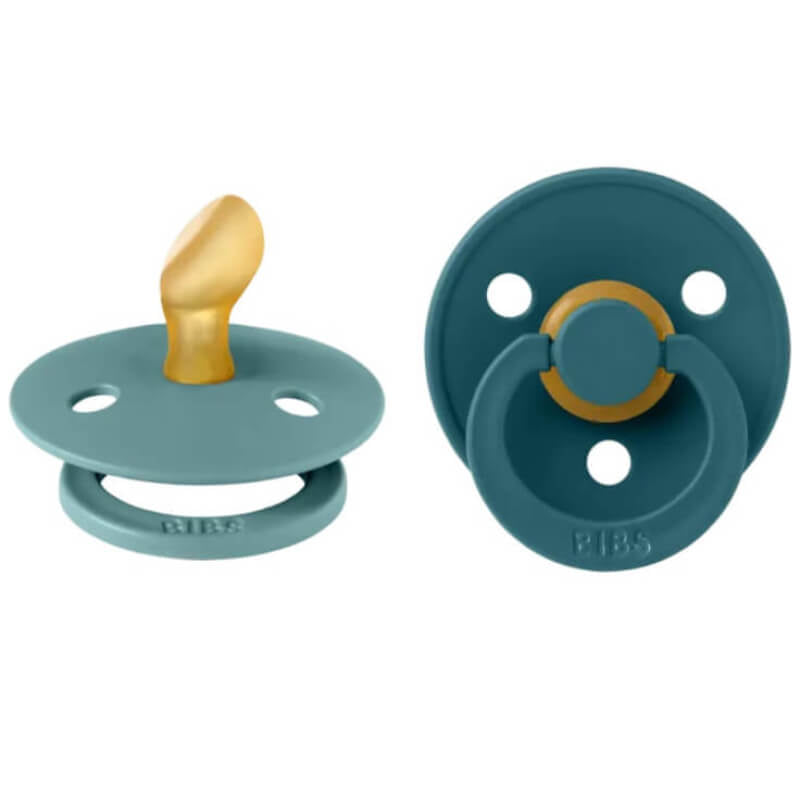 BIBS Colour Anatomical Latex Pacifier 2 Pack - Size 1