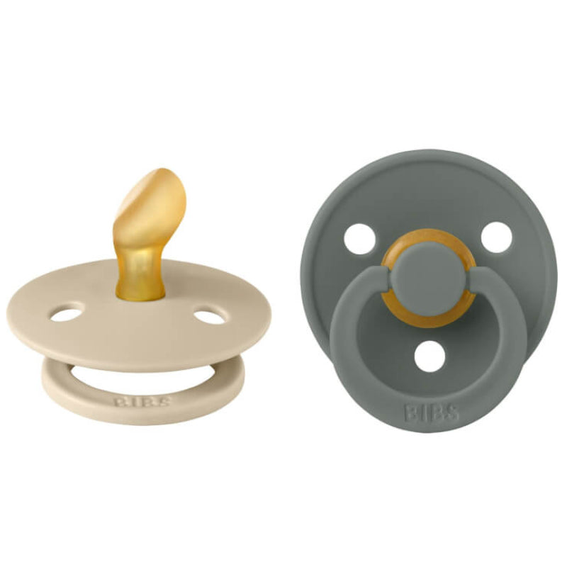 BIBS Colour Anatomical Latex Pacifier 2 Pack - Size 1