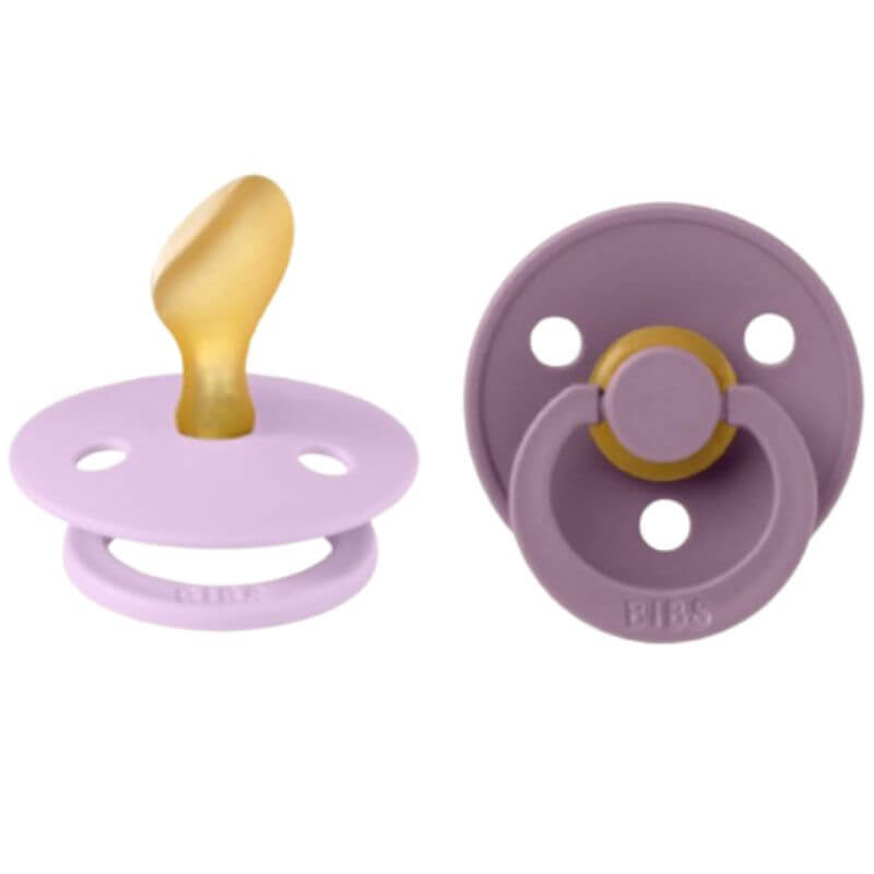 BIBS Colour Anatomical Latex Pacifier 2 Pack - Size 1