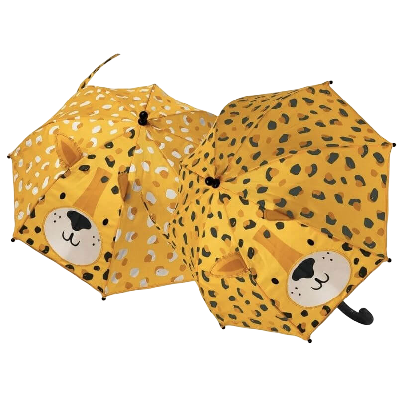 Floss & Rock Colour Changing 3D Umbrella - Leopard