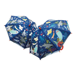 Floss & Rock Colour Changing Umbrella - Deep Sea