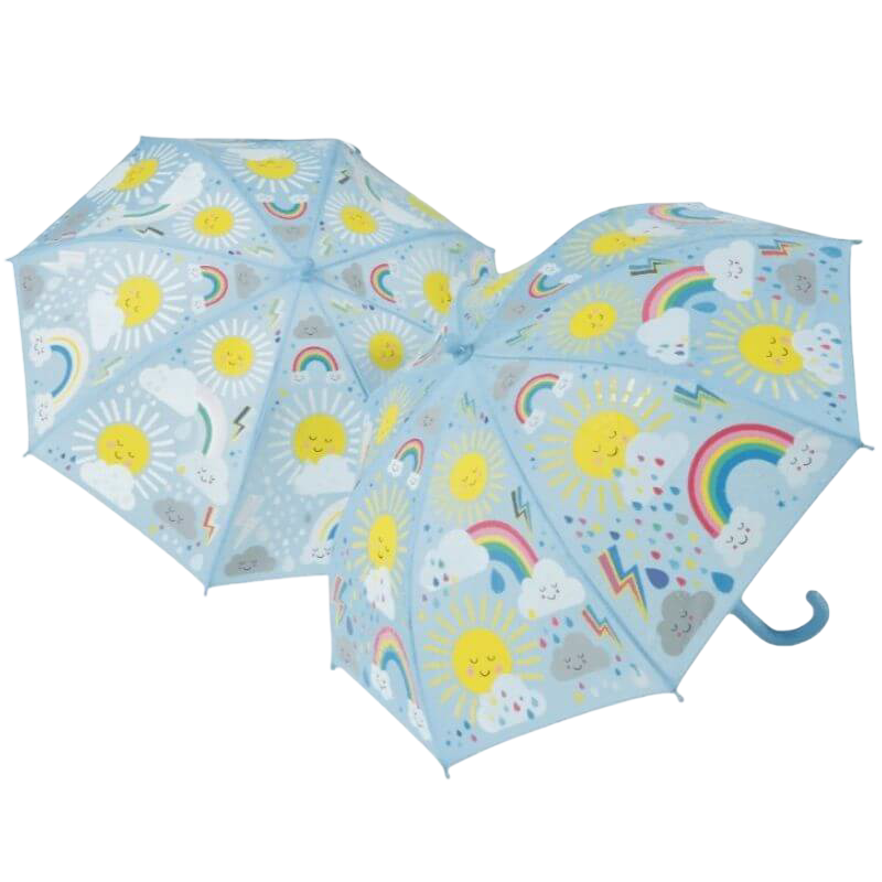Floss & Rock Colour Changing Umbrella - Sun & Clouds