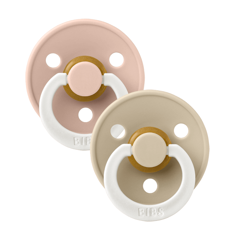 BIBS Colour Round Latex Glow Pacifier