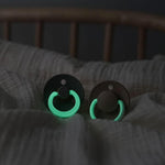 BIBS Colour Round Latex Glow Pacifier