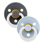 BIBS Colour Round Latex Glow Pacifier
