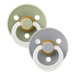 BIBS Colour Round Latex Glow Pacifier