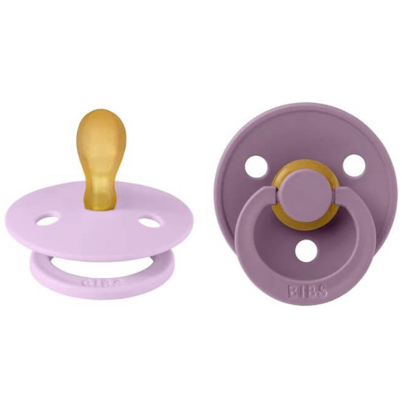 BIBS Colour Symmetrical Latex Pacifier 2 Pack - Size 1