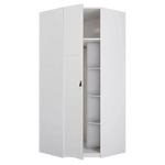 LIFETIME Kidsrooms Corner Wardrobe with Clothes Rail & Shelves