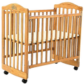 LA Baby 2200S Baby Cot - Brown