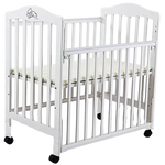 LA Baby 2200S Baby Cot - White