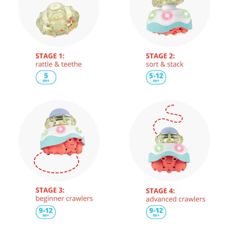 Skip Hop 螃蟹 4 合 1 爬行玩具