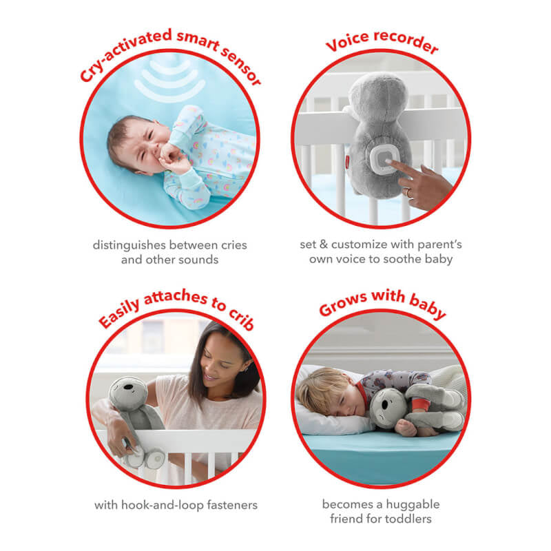 Skip Hop 哭聲啟動安撫玩具 - 樹懶