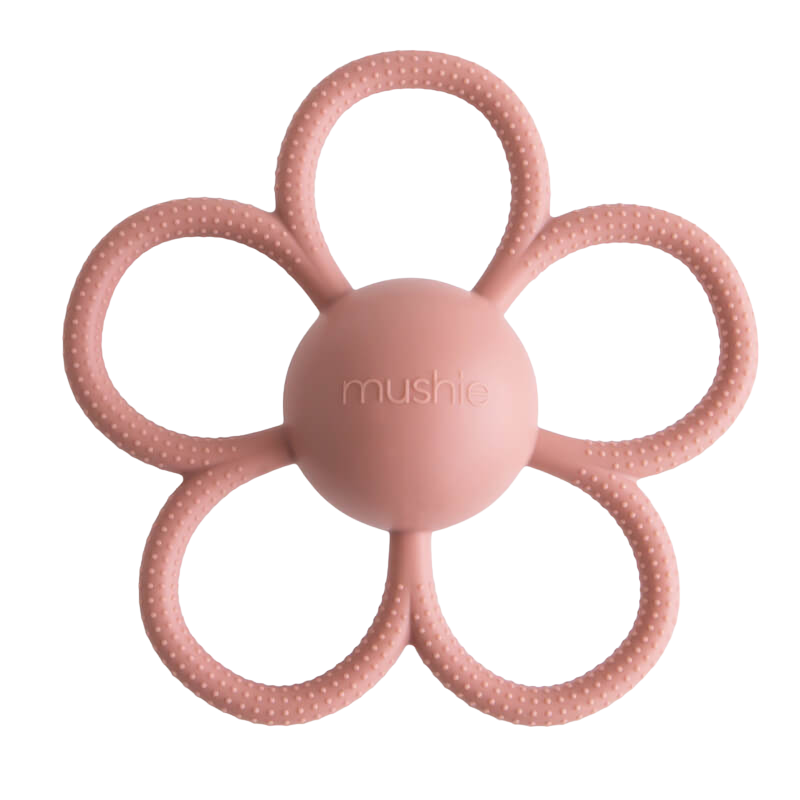 Mushie Daisy Rattle Teether