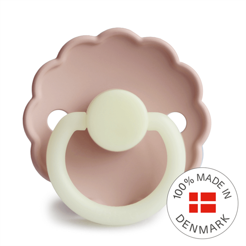 FRIGG Daisy Round Silicone Night Pacifier