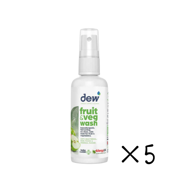dew 蔬果清潔劑 65毫升 x 5瓶裝（最佳食用日期：2026年1月31日）