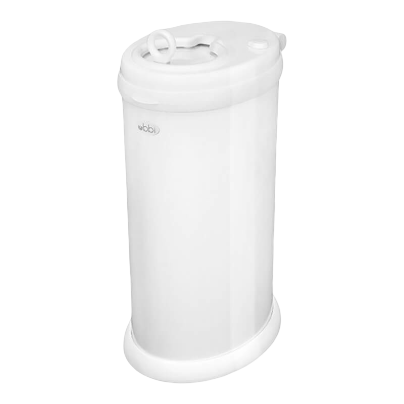 Ubbi Diaper Pail - Matte White