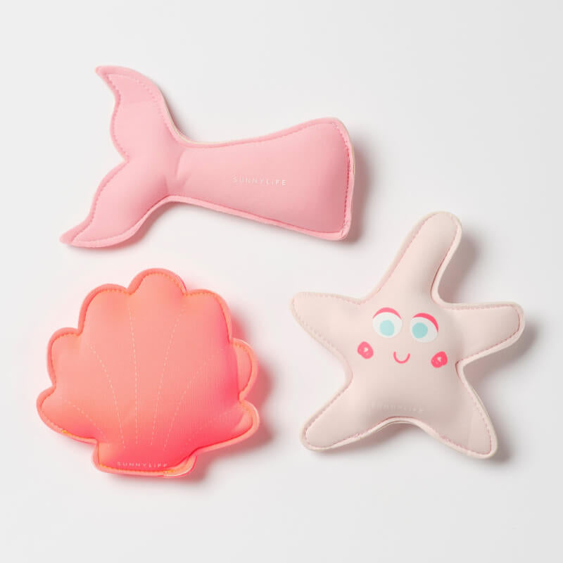 SUNNYLiFE Dive Buddies - Melody the Mermaid Neon Strawberry