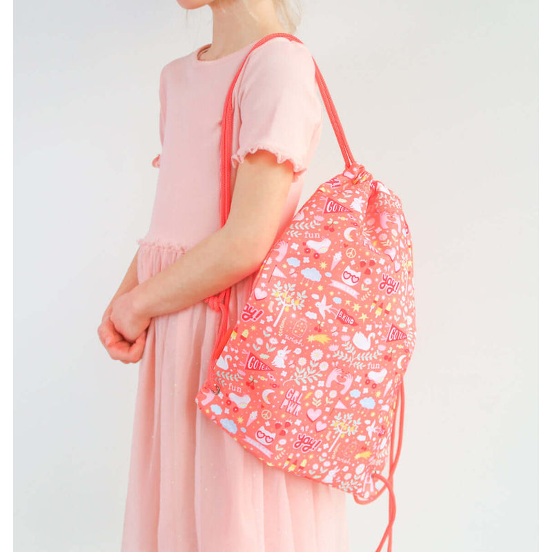 A Little Lovely Company Drawstring Bag - Fun