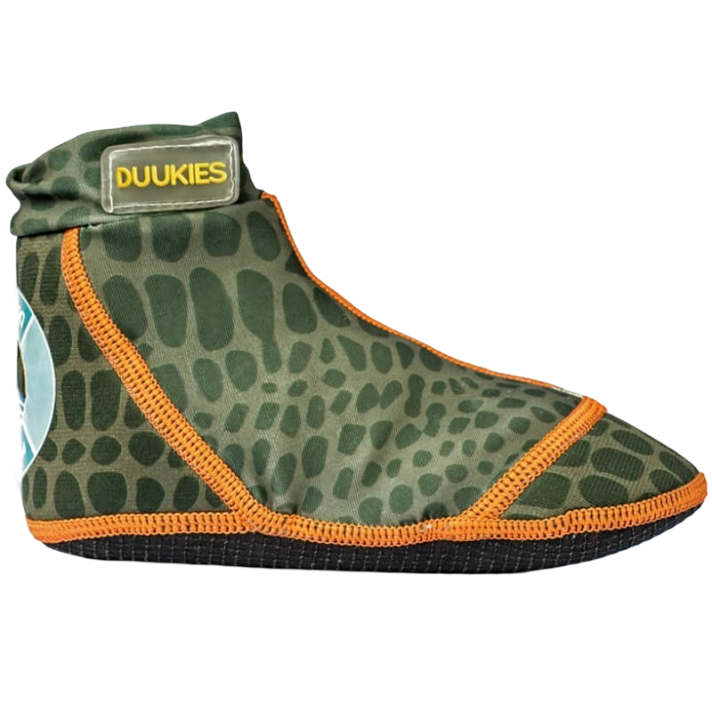 Duukies Beachsocks - Green Croc