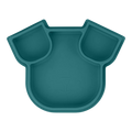 Babymoov Eats' ISY Silicone Suction Animal Plate - Blue Fox