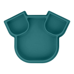 Babymoov Eats' ISY Silicone Suction Animal Plate - Blue Fox