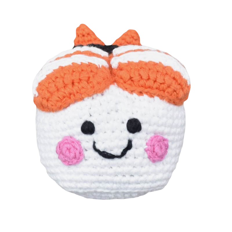 The Wee Bean Ebi Sushi Fair-Trade Rattle Doll
