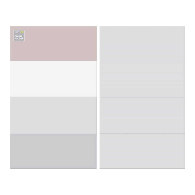 Alzipmat Eco Color Folder - Urban Grey Pink