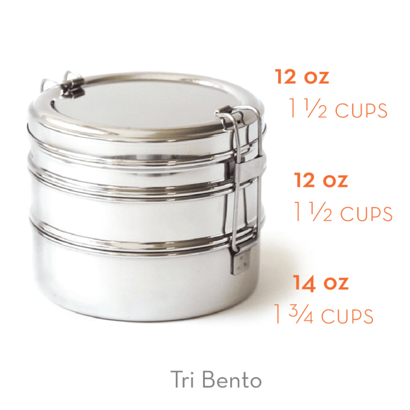 ECOlunchbox Tri Bento
